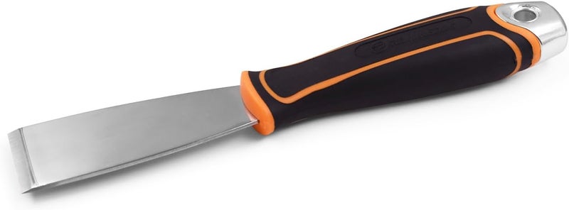 Rolling Dog 1.5 Inch Stiff Putty Knife - Stainless Steel Chisel Paint Scraper Tool for Wallpaper Stripping - Image 1